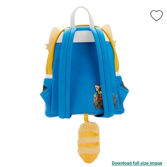 {loungefly} sanrio aggretsuko two-face cosplay backpack - Picture 3 of 15